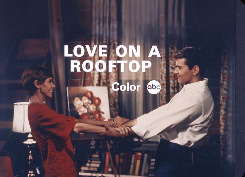 TV promo slide for Love on a Rooftop, 1966 
